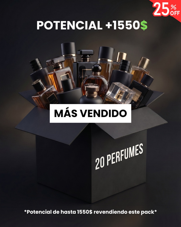 Pack 20 Perfumes – Genera +1550$